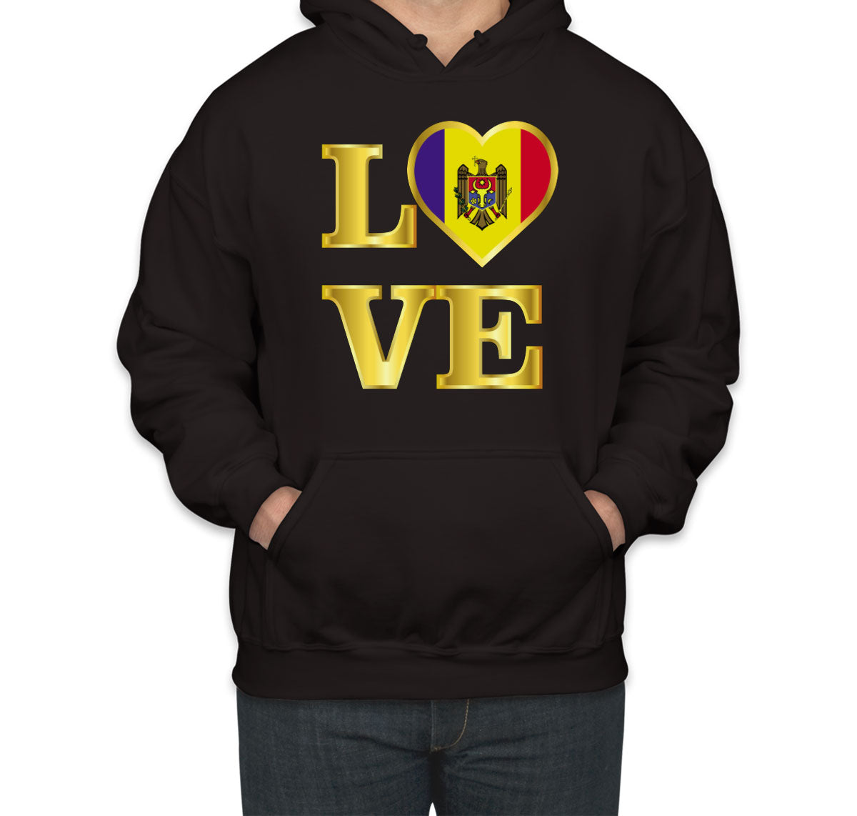 Moldova Love Unisex Hoodie