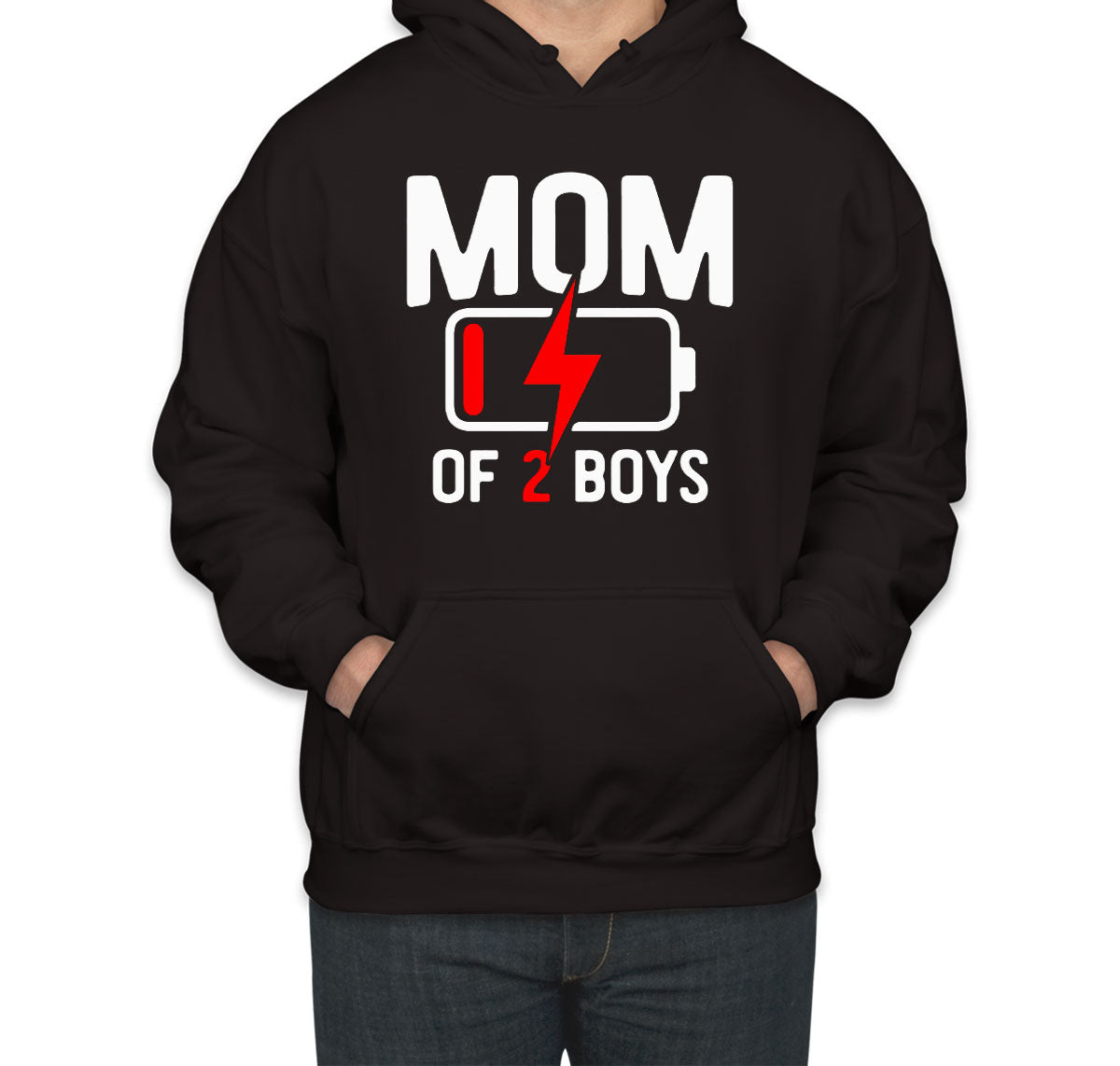 Mom Of 2 Boys Mother's Day Unisex Hoodie