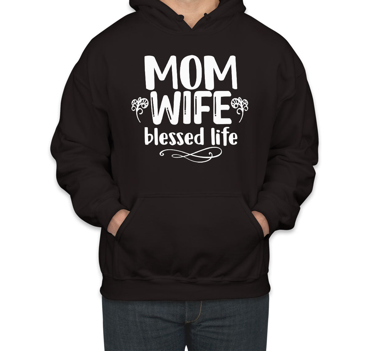 Mom Wife Blessed Life Unisex Hoodie