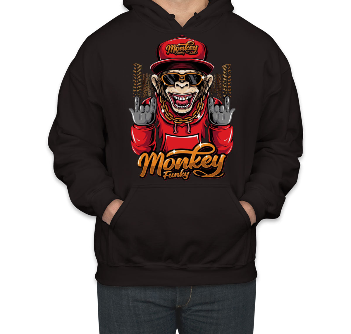 Monkey Funky Unisex Hoodie