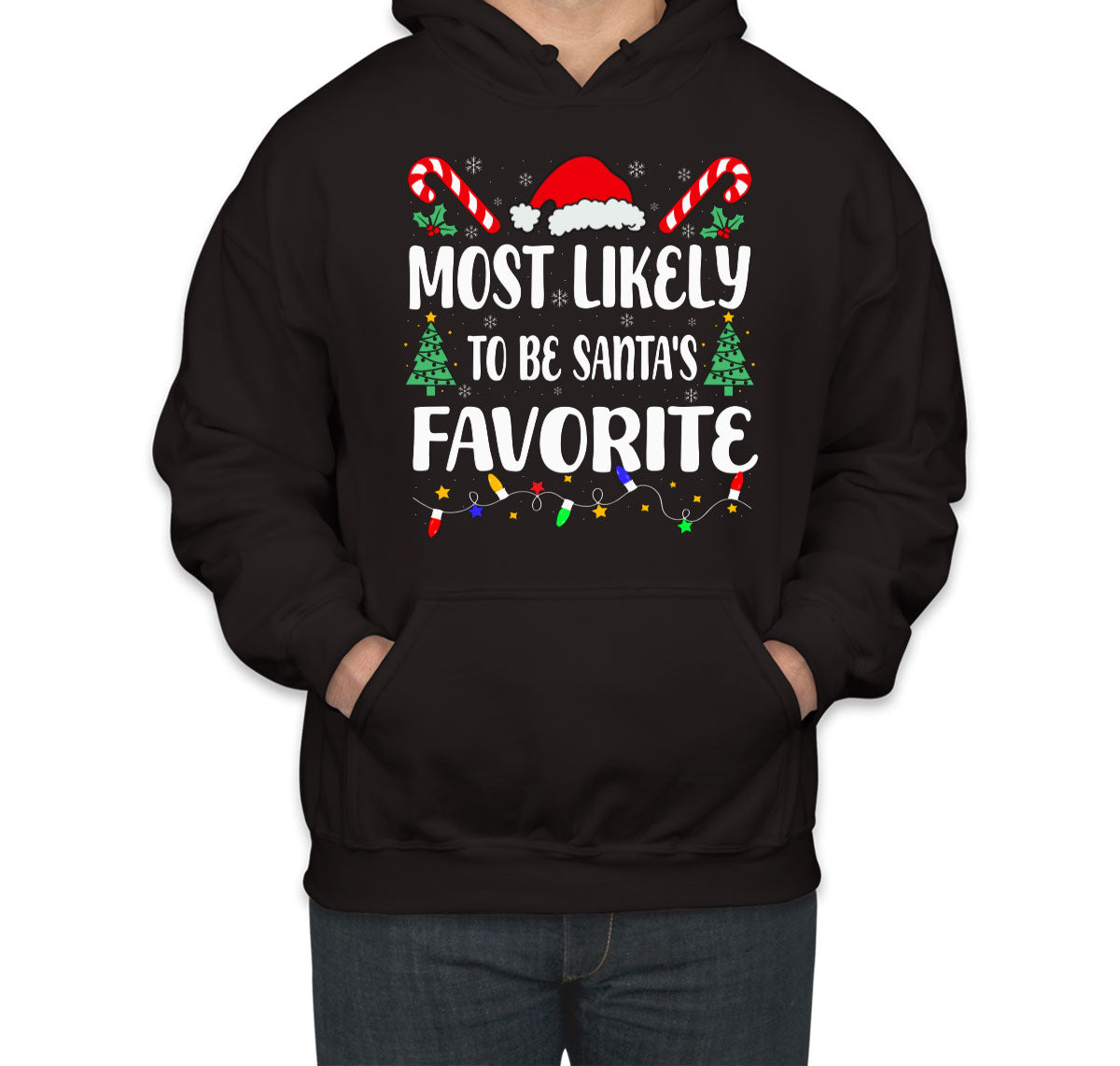 Most Likely To Be Santa's Favorite Christmas Unisex Hoodie