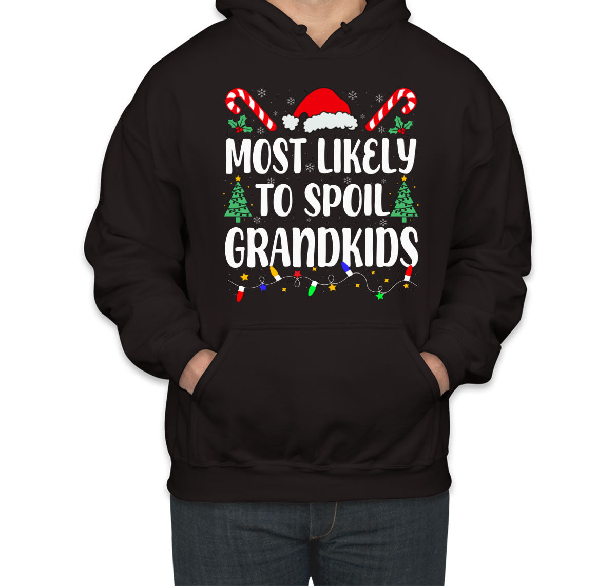 Most Likely To Spoil Grandkids Christmas Unisex Hoodie