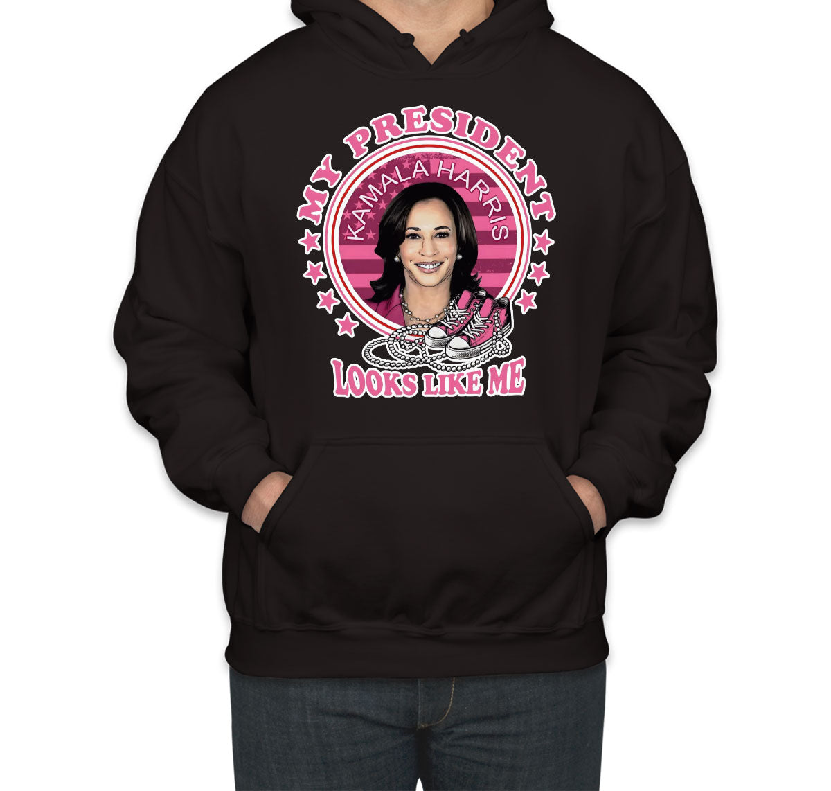 My President Looks Like Me Kamala Harris Presidential Election Unisex Hoodie