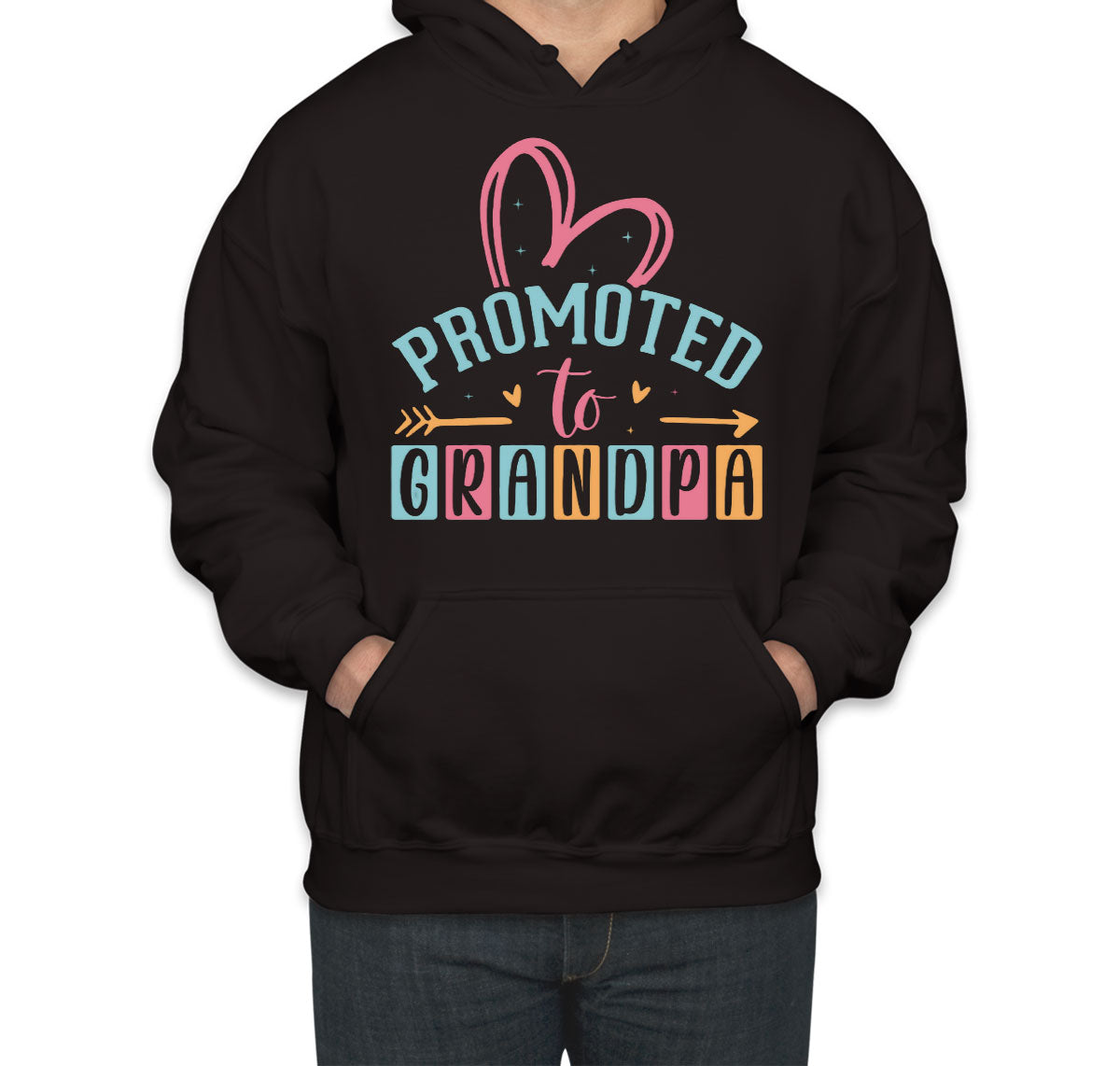 Promoted To Grandpa Unisex Hoodie