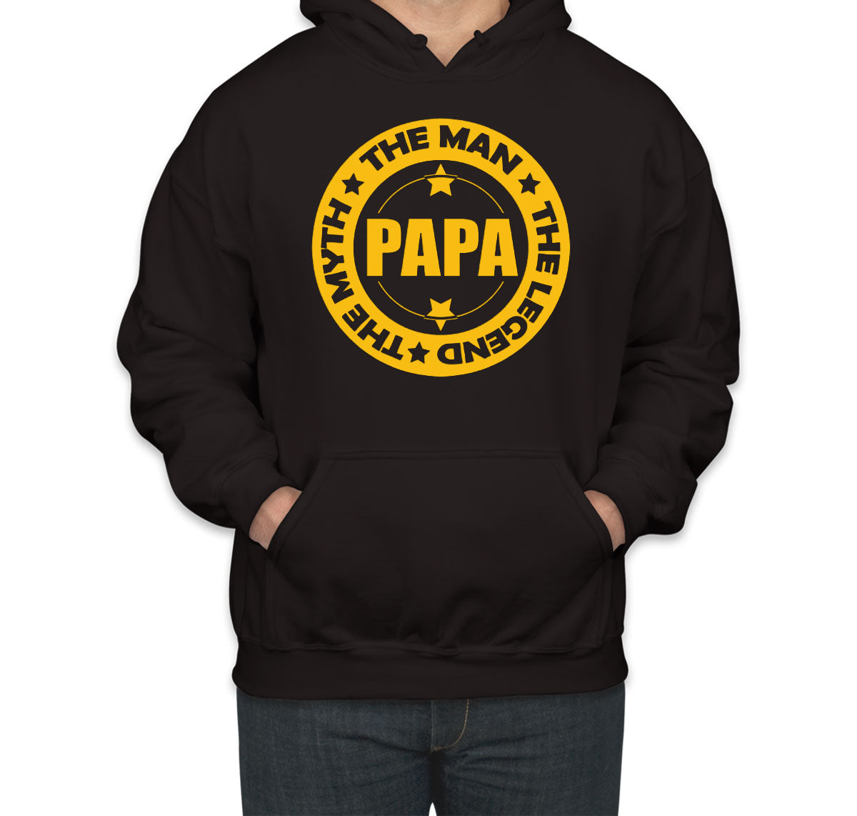 Papa The Myth The Man The Legend  Father's Day Unisex Hoodie