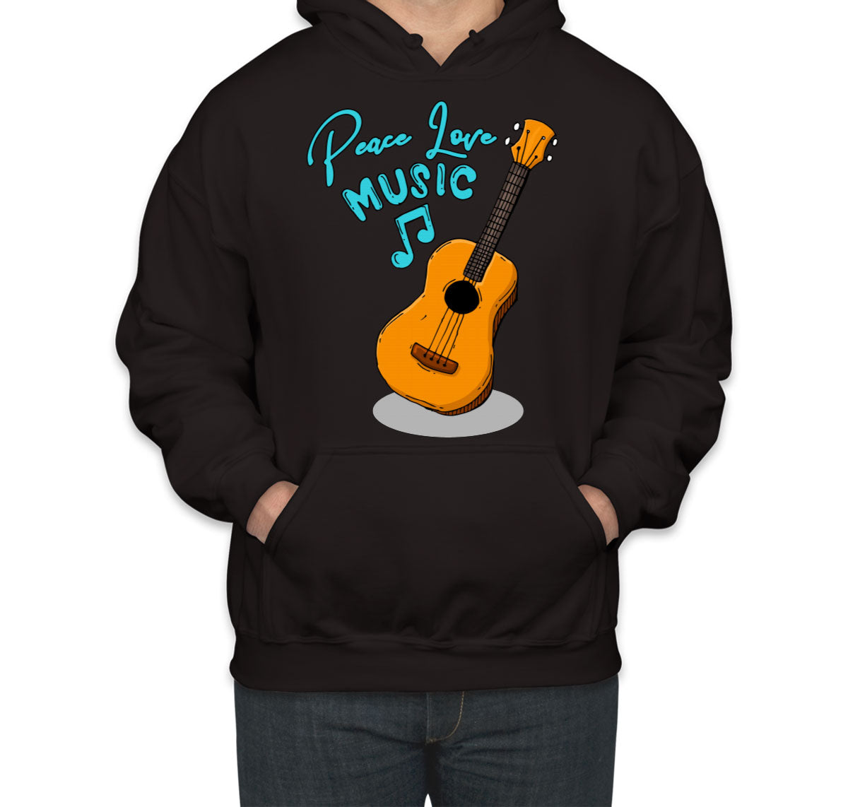 Peace Love Music Unisex Hoodie