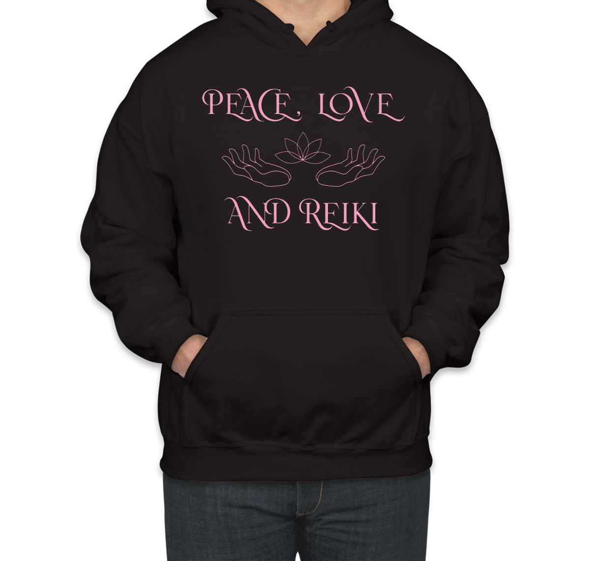 Peace Love And Reiki Unisex Hoodie