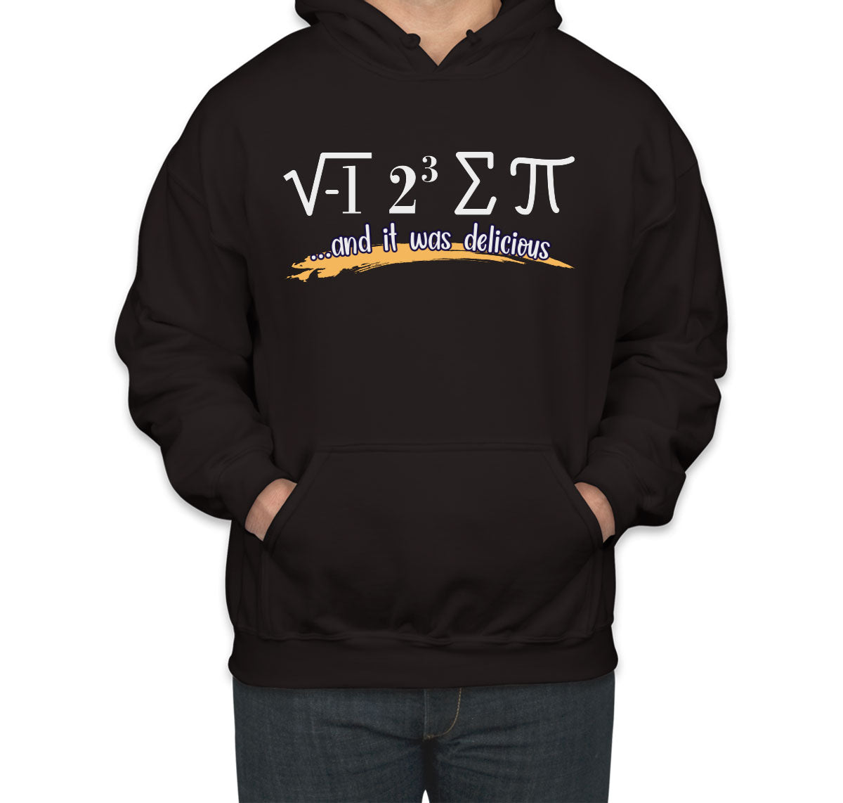 I Ate Some Pie and It Was Delicious Pi Day Math Unisex Hoodie