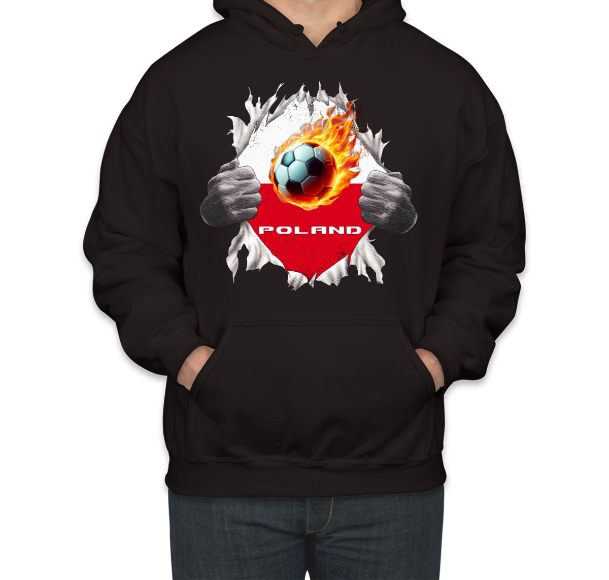 Poland Euro Cup Soccer Football Unisex Hoodie