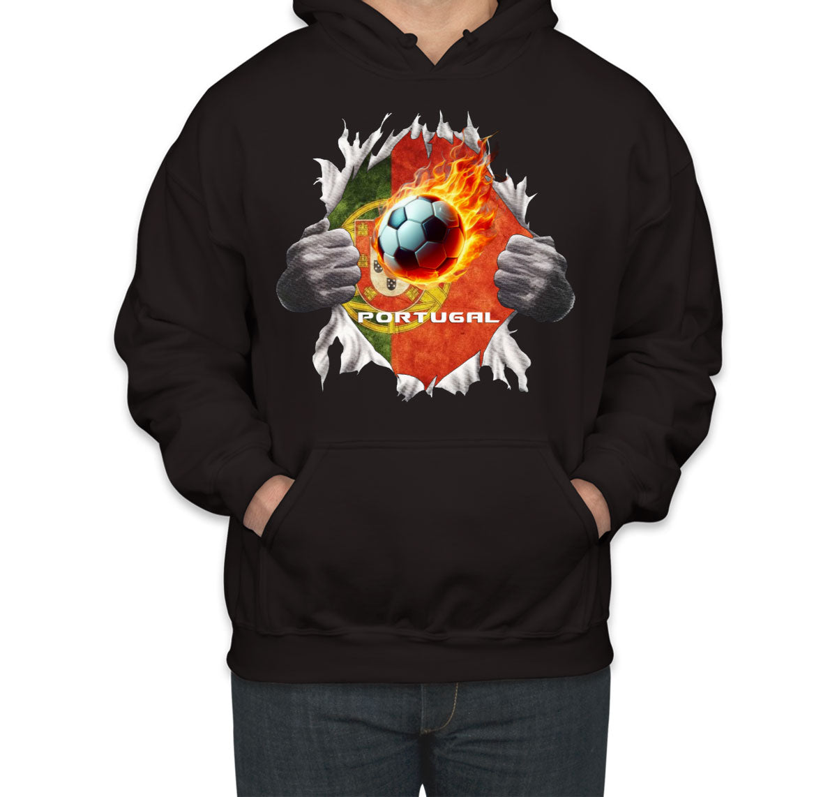 Portugal Euro Cup Soccer Football Unisex Hoodie