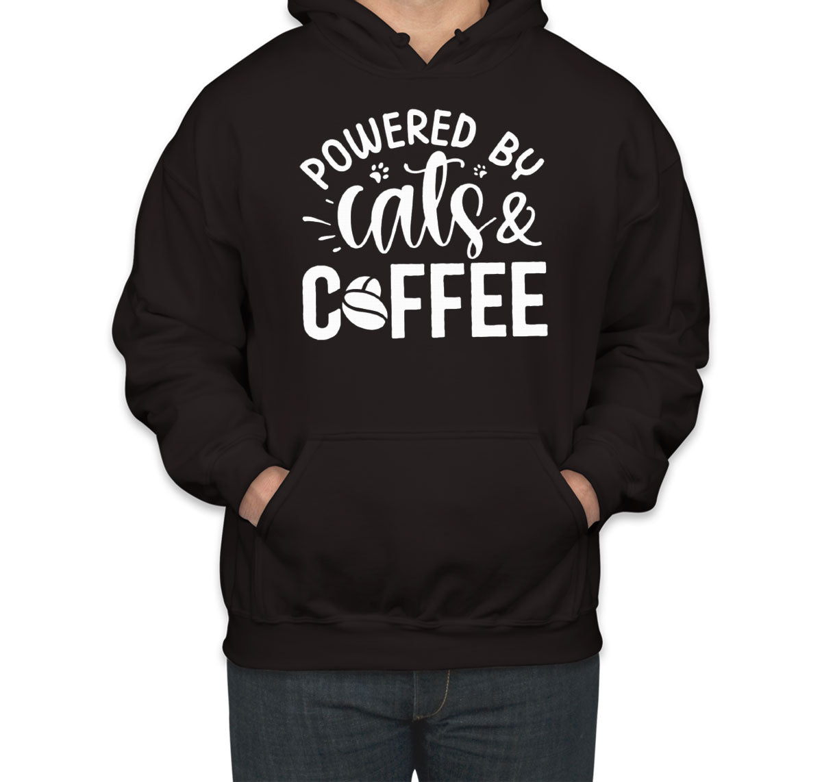 Powered By Cats And Coffee Mother's Day Unisex Hoodie