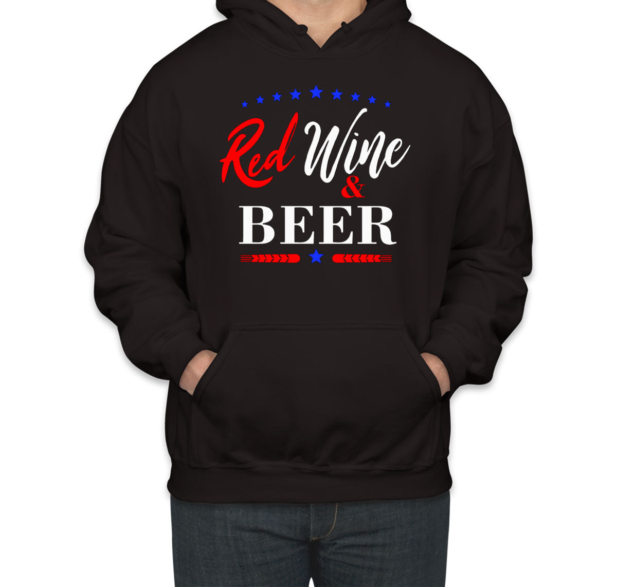 Red Wine And Beer Unisex Hoodie