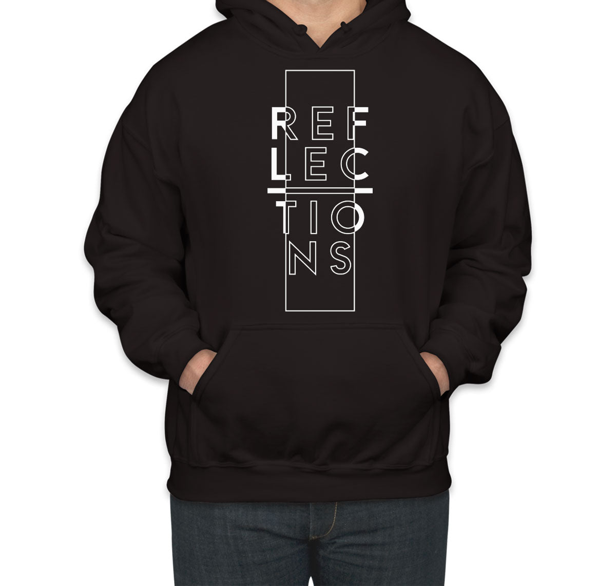 Reflections Typography Unisex Hoodie