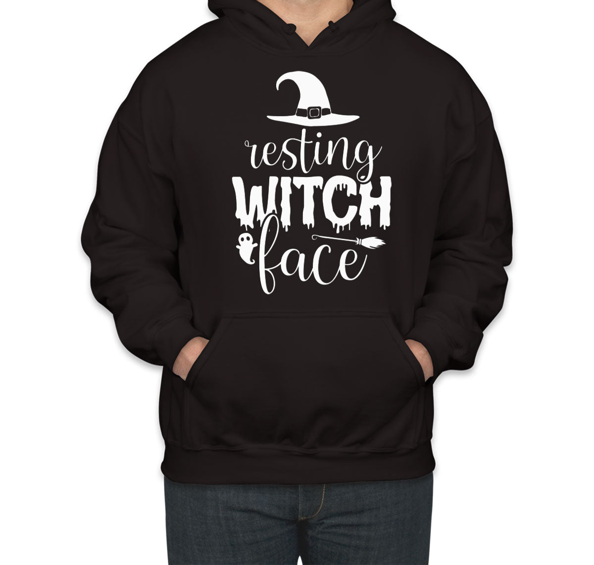 Resting Witch Face Halloween Unisex Hoodie