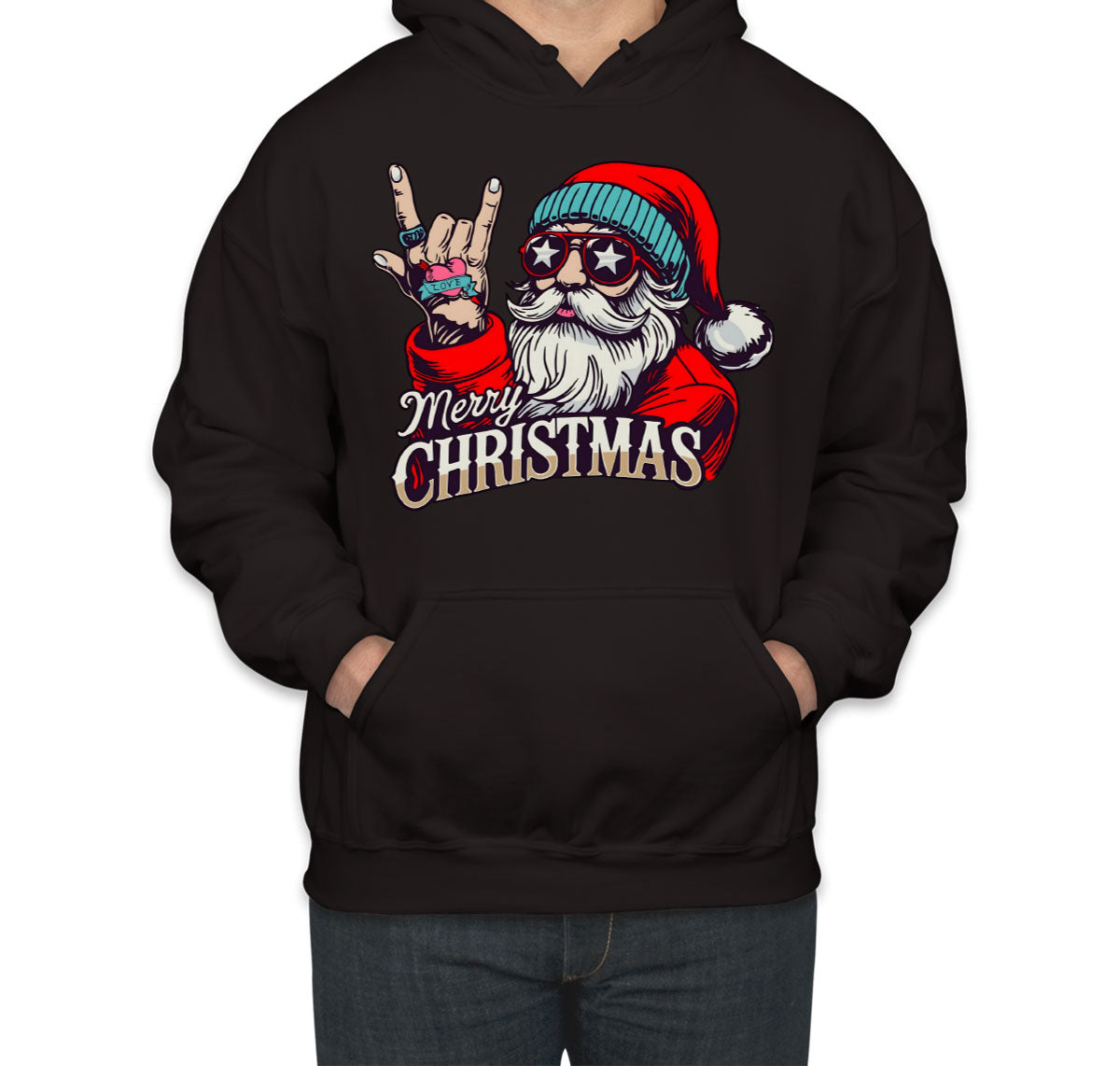 Riock Santa Claus Christmas Unisex Hoodie