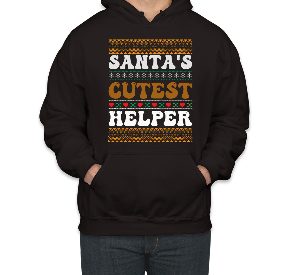 Santa's Cutest Helper Unisex Hoodie