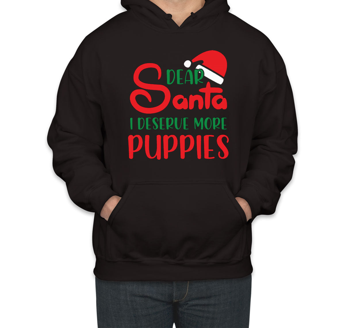 Dear Santa I Deserve More Puppies Christmas Unisex Hoodie