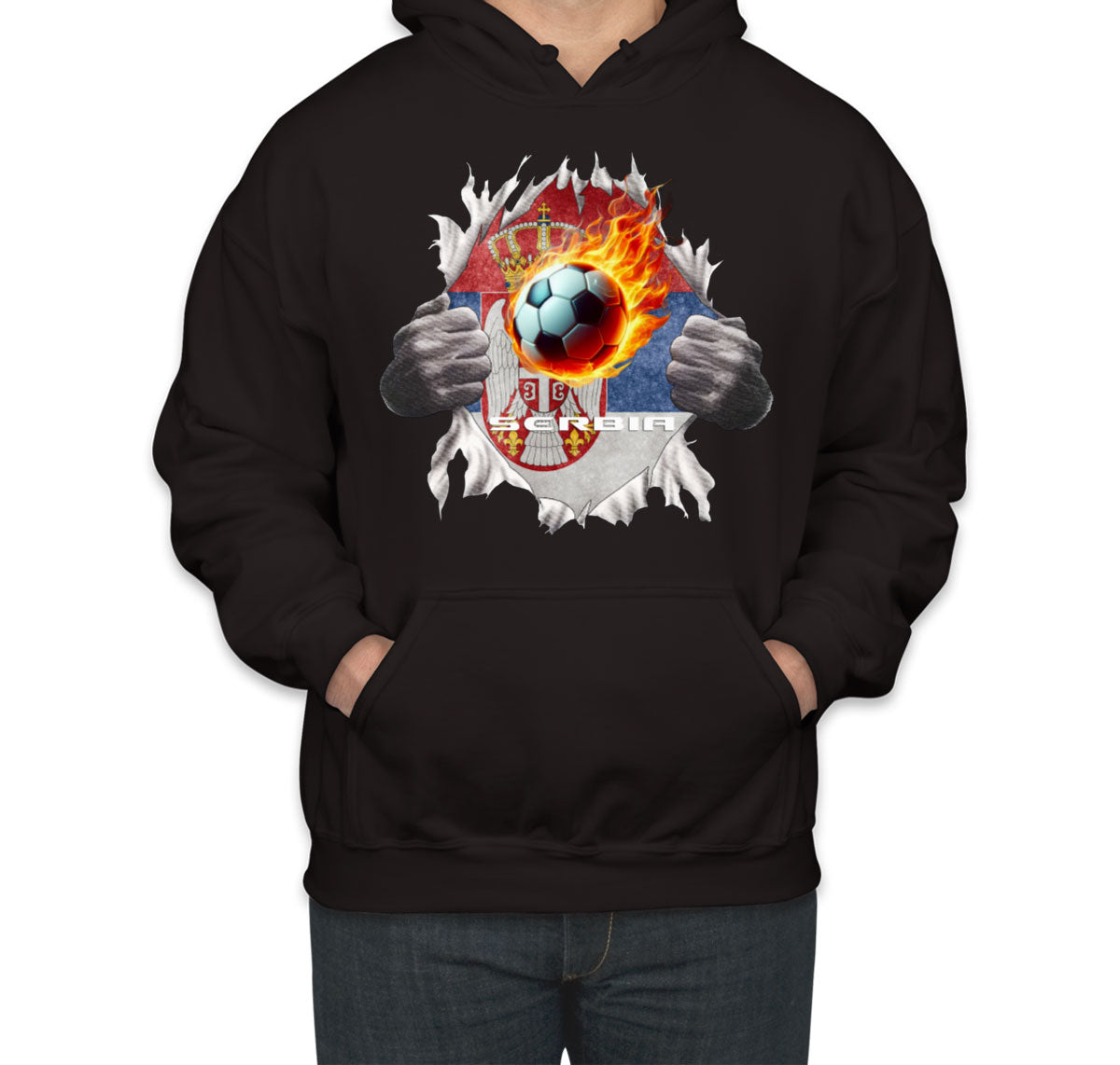 Serbia Euro Cup Soccer Football Unisex Hoodie