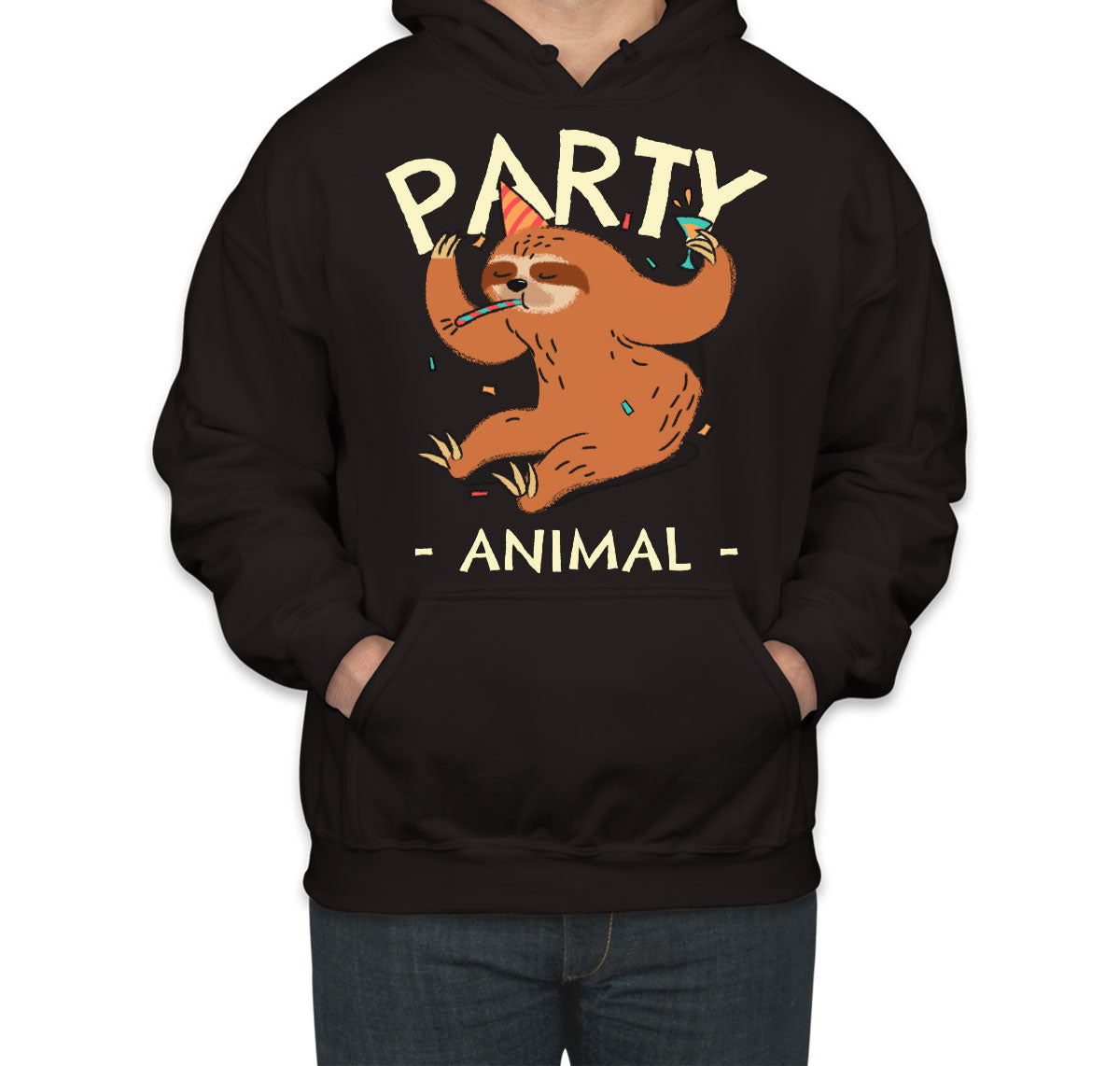 Party Animal Sloth Unisex Hoodie
