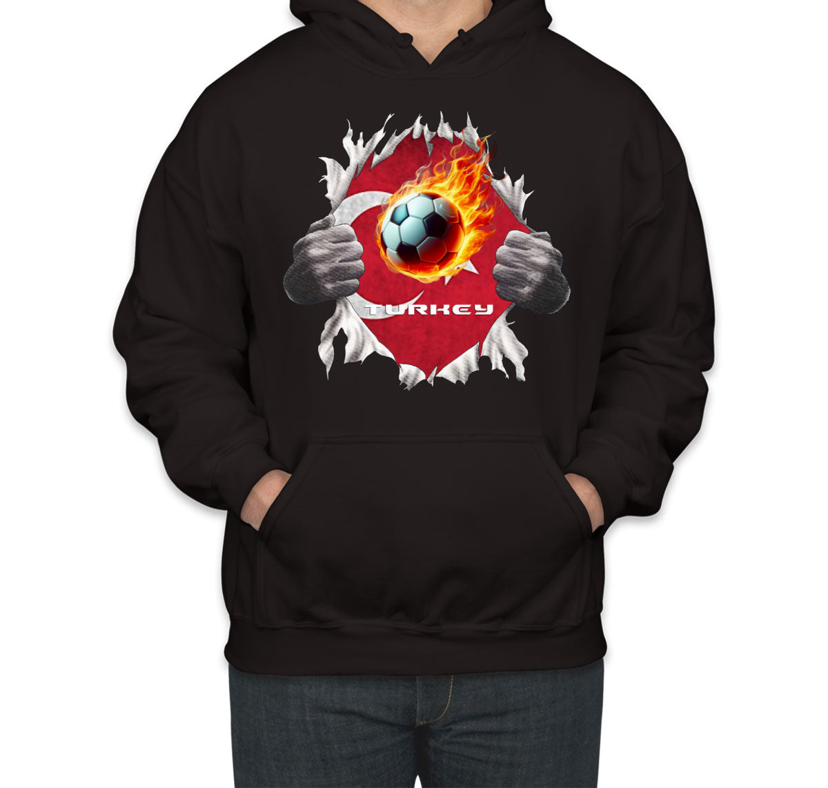 Turkey Euro Cup Soccer Football Unisex Hoodie