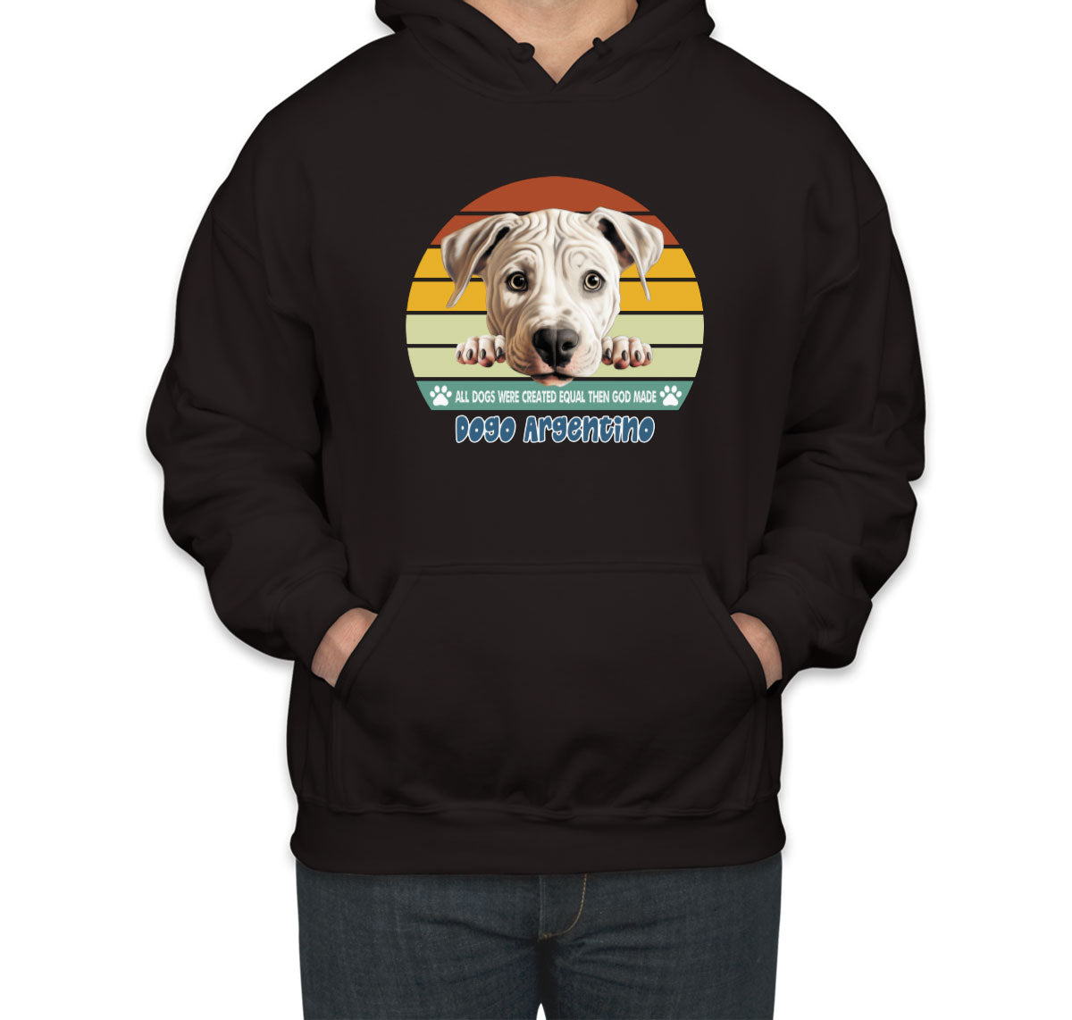 All Dogs Were Created Equal Dogo Argentino Unisex Hoodie