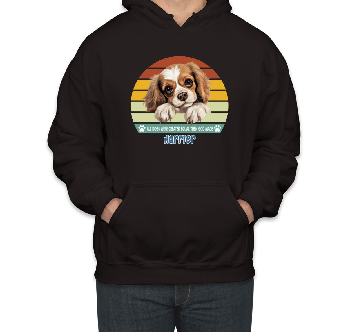 All Dogs Were Created Equal Harrier Unisex Hoodie