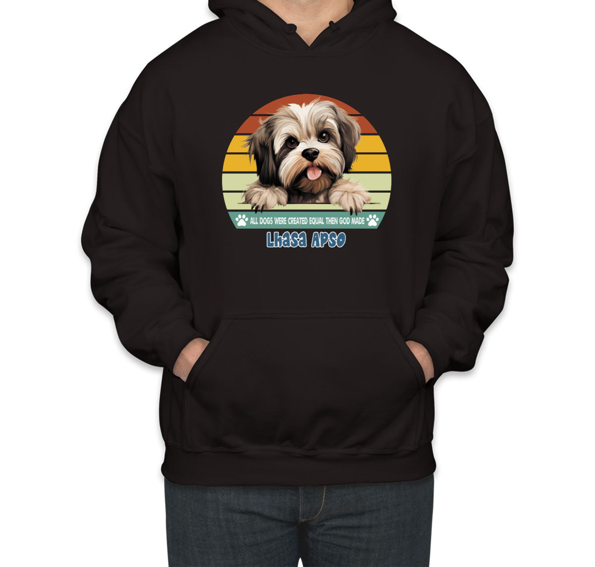 All Dogs Were Created Equal Lhasa Apso Unisex Hoodie