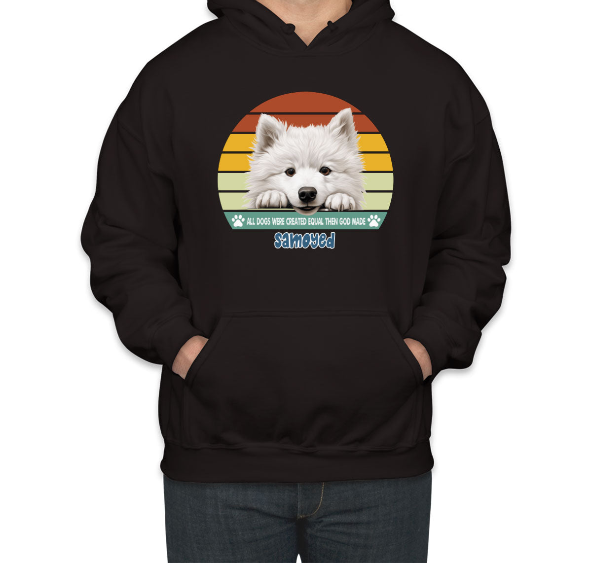 All Dogs Were Created Equal Samoyed Unisex Hoodie