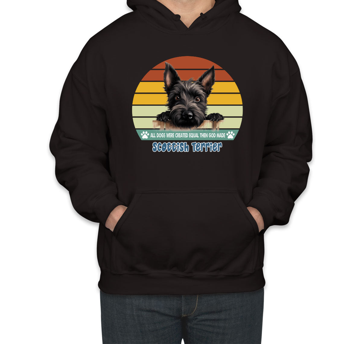 All Dogs Were Created Equal Scottish Terrier Unisex Hoodie