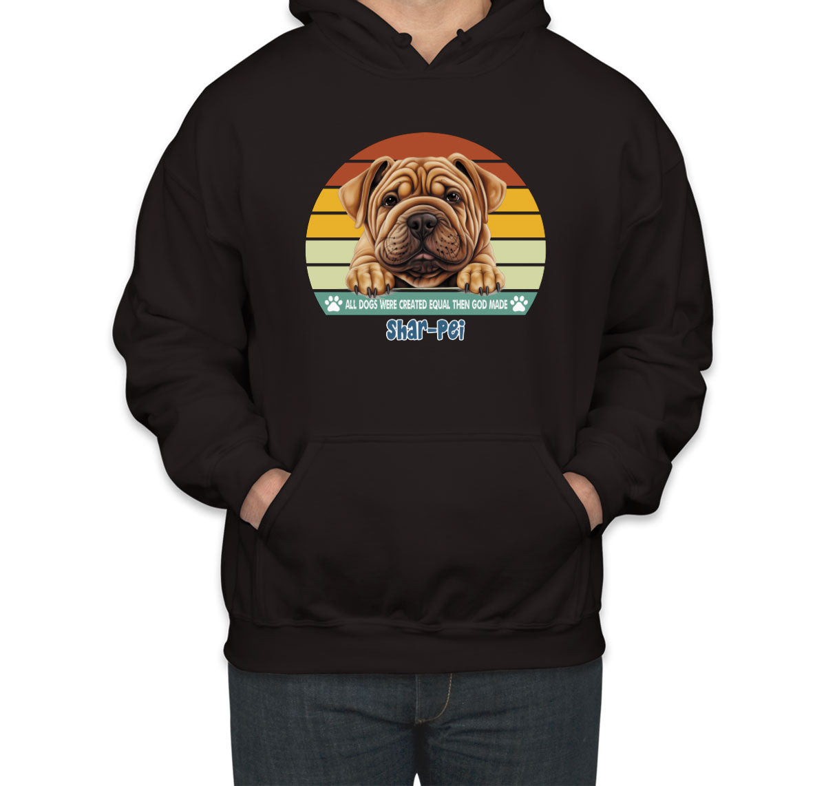 All Dogs Were Created Equal Shar-Pei Unisex Hoodie