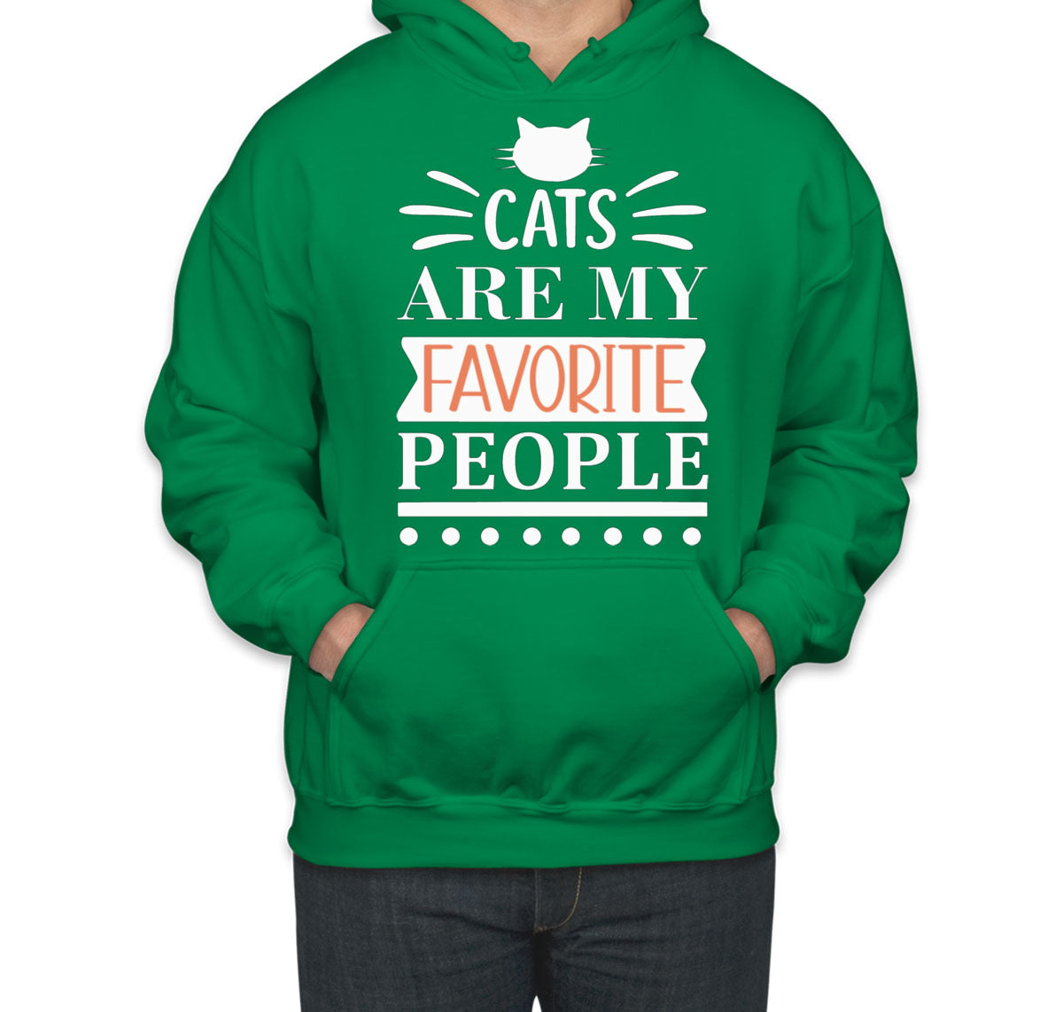 Cats Are My Favorite People Unisex Hoodie