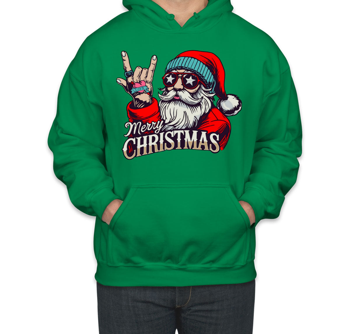 Riock Santa Claus Christmas Unisex Hoodie