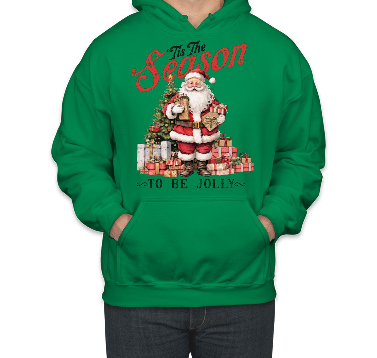 Tis The Season To Be Jolly Christmas Unisex Hoodie
