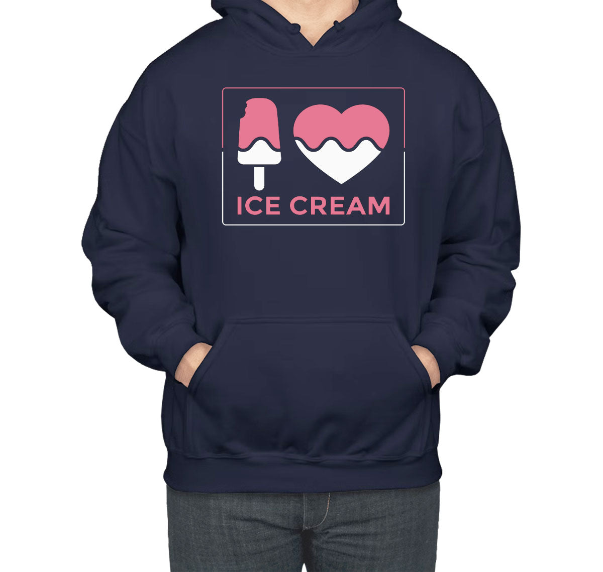 I Love Ice Cream Unisex Hoodie