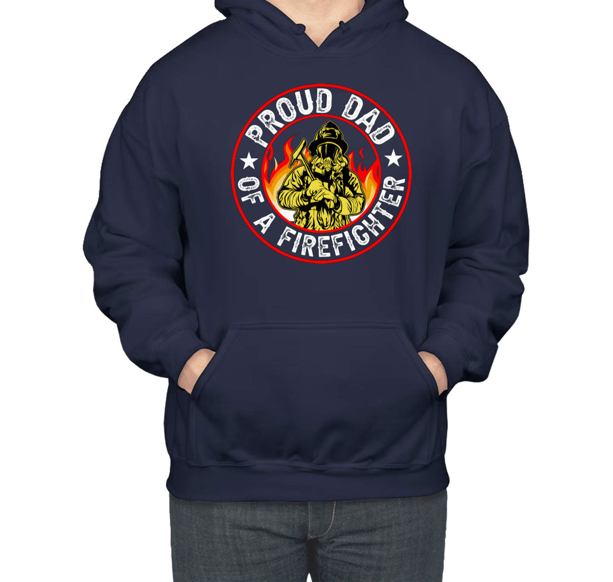 Proud Dad Of A Firefighter Unisex Hoodie
