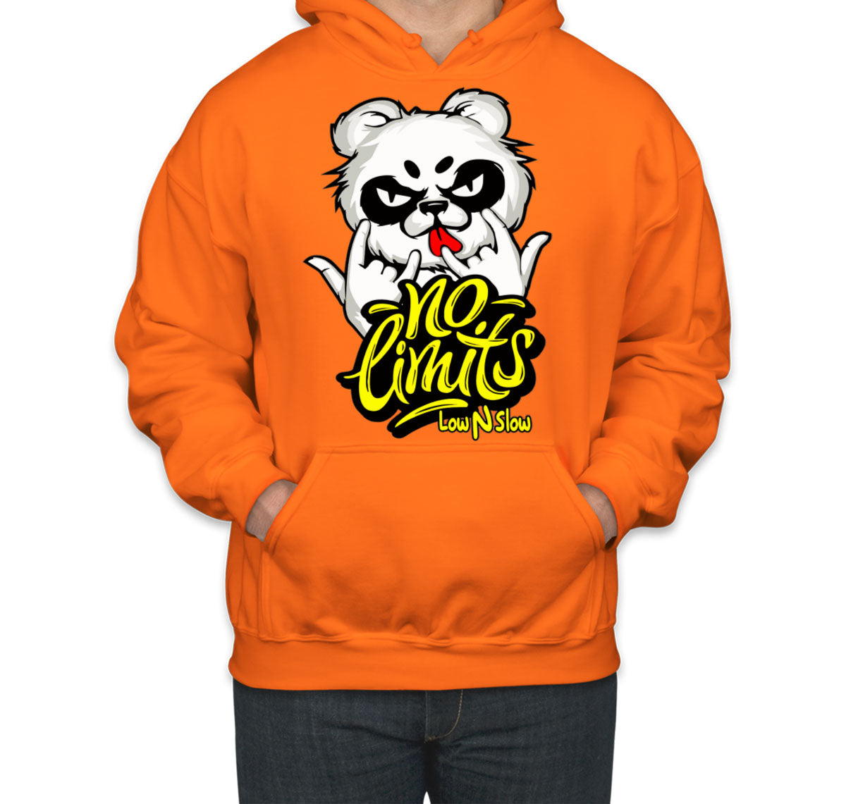Cool Dude Panda No Limits Unisex Hoodie