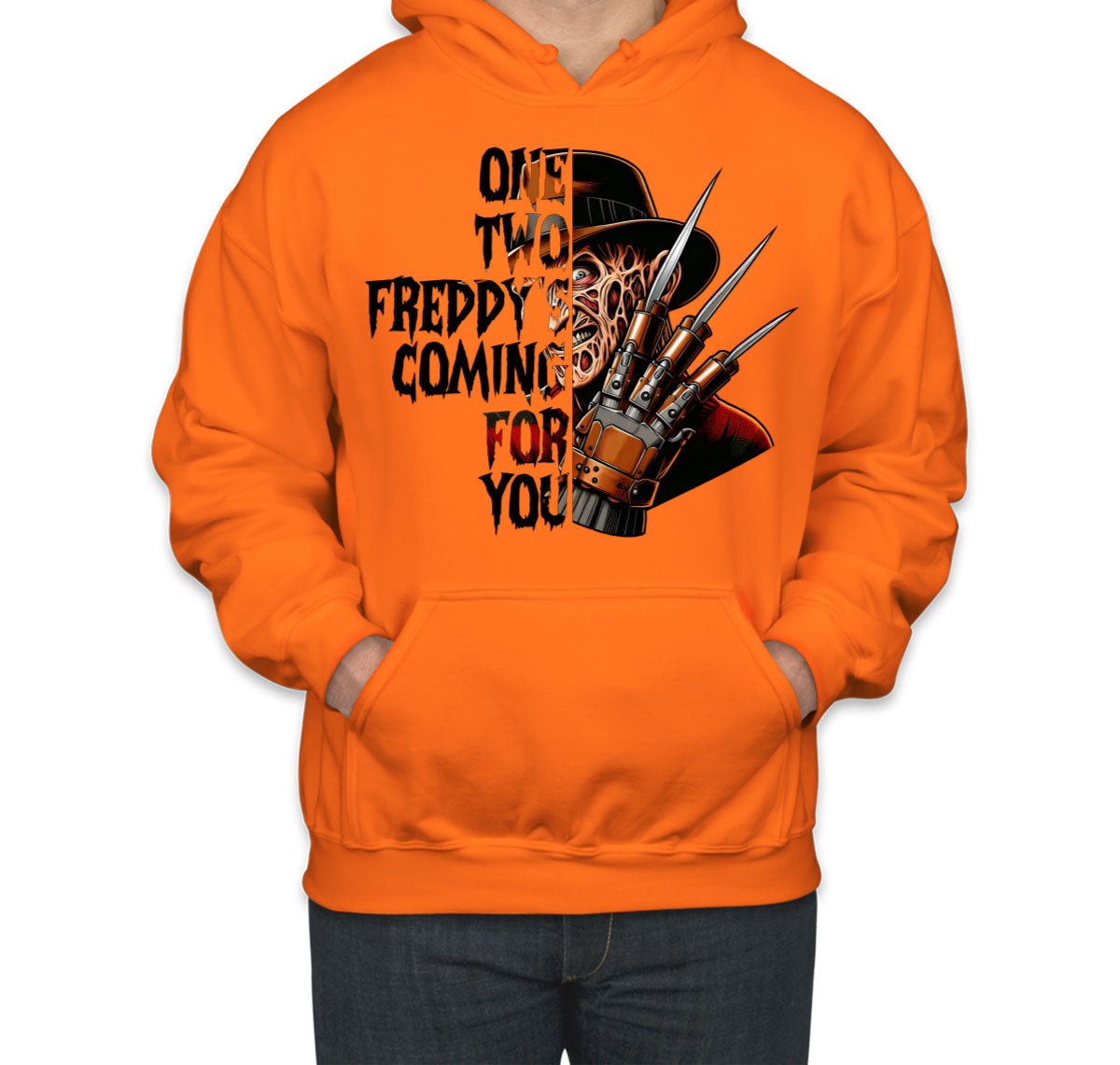 One Two Freddy's Coming For You Halloween Unisex Hoodie