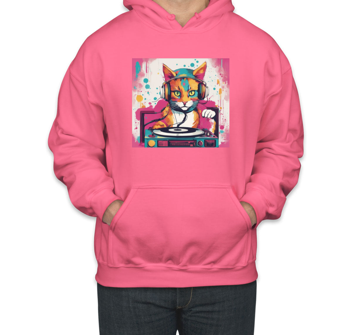Dj Cat Unisex Hoodie