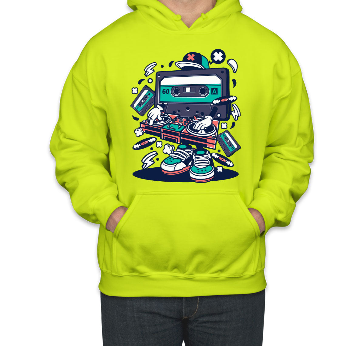 Cassette Disc Jockey Unisex Hoodie