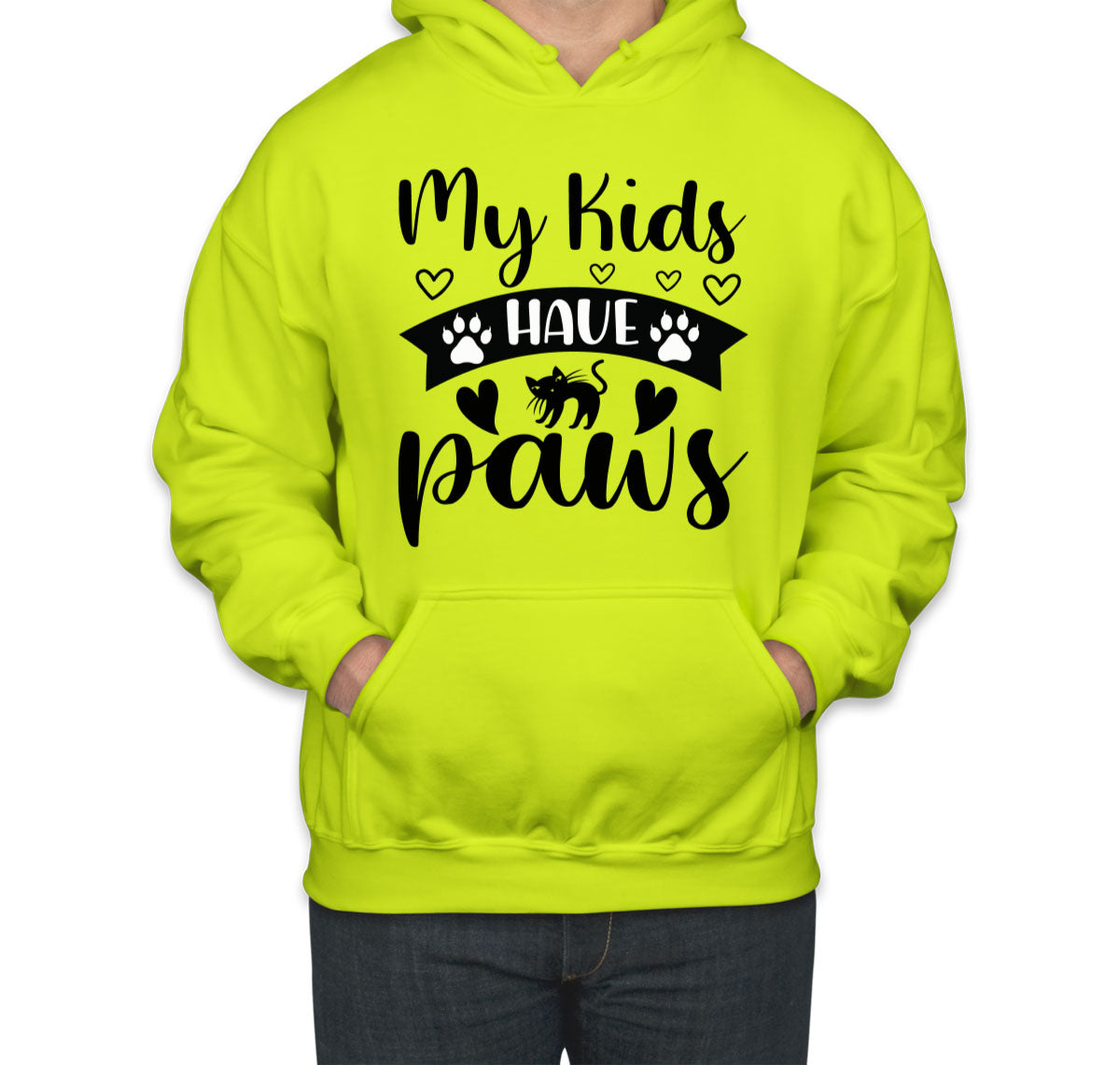 My Kids Have Paws Cat Unisex Hoodie