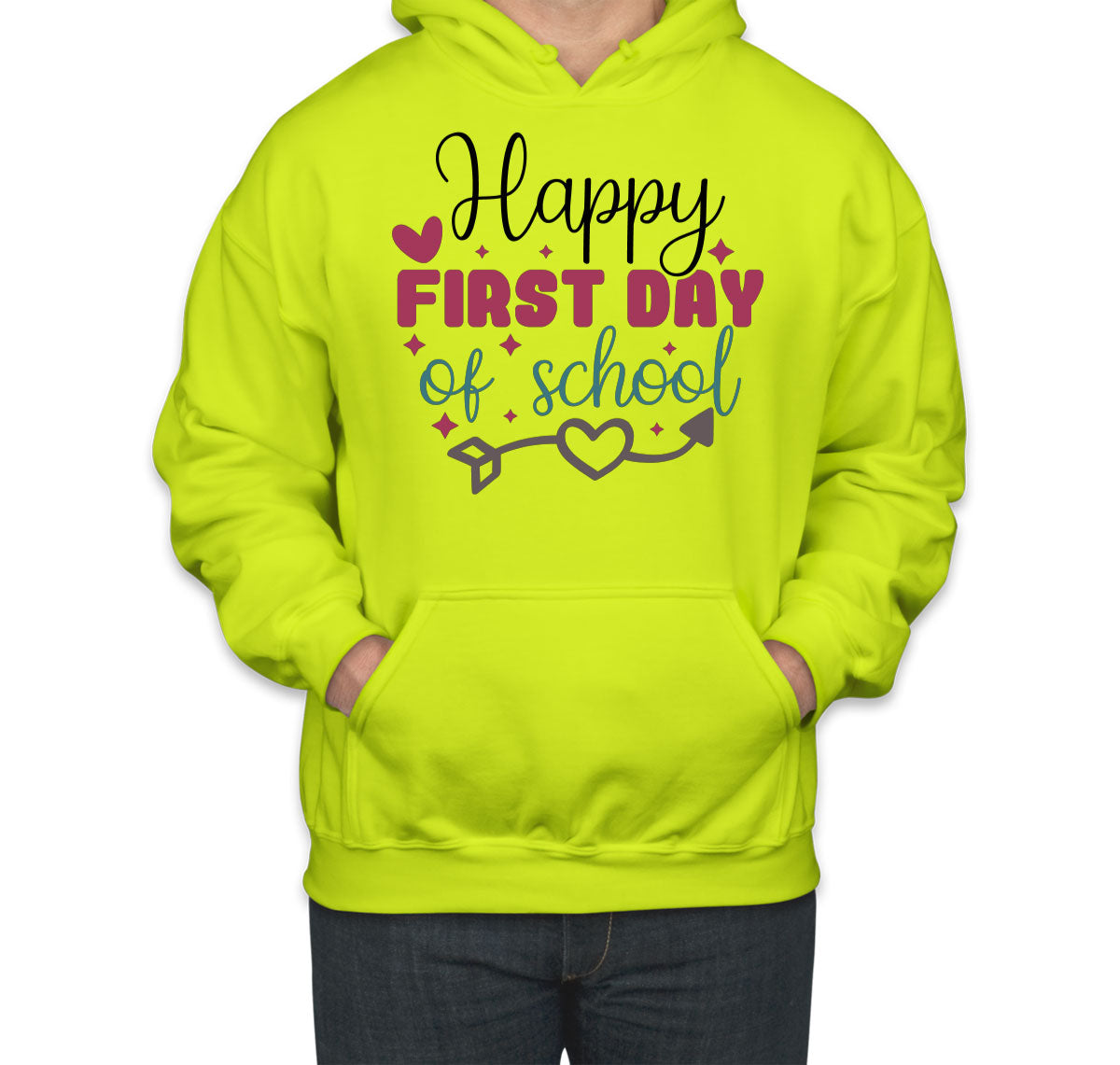 Happy First Day Of School Teacher Unisex Hoodie