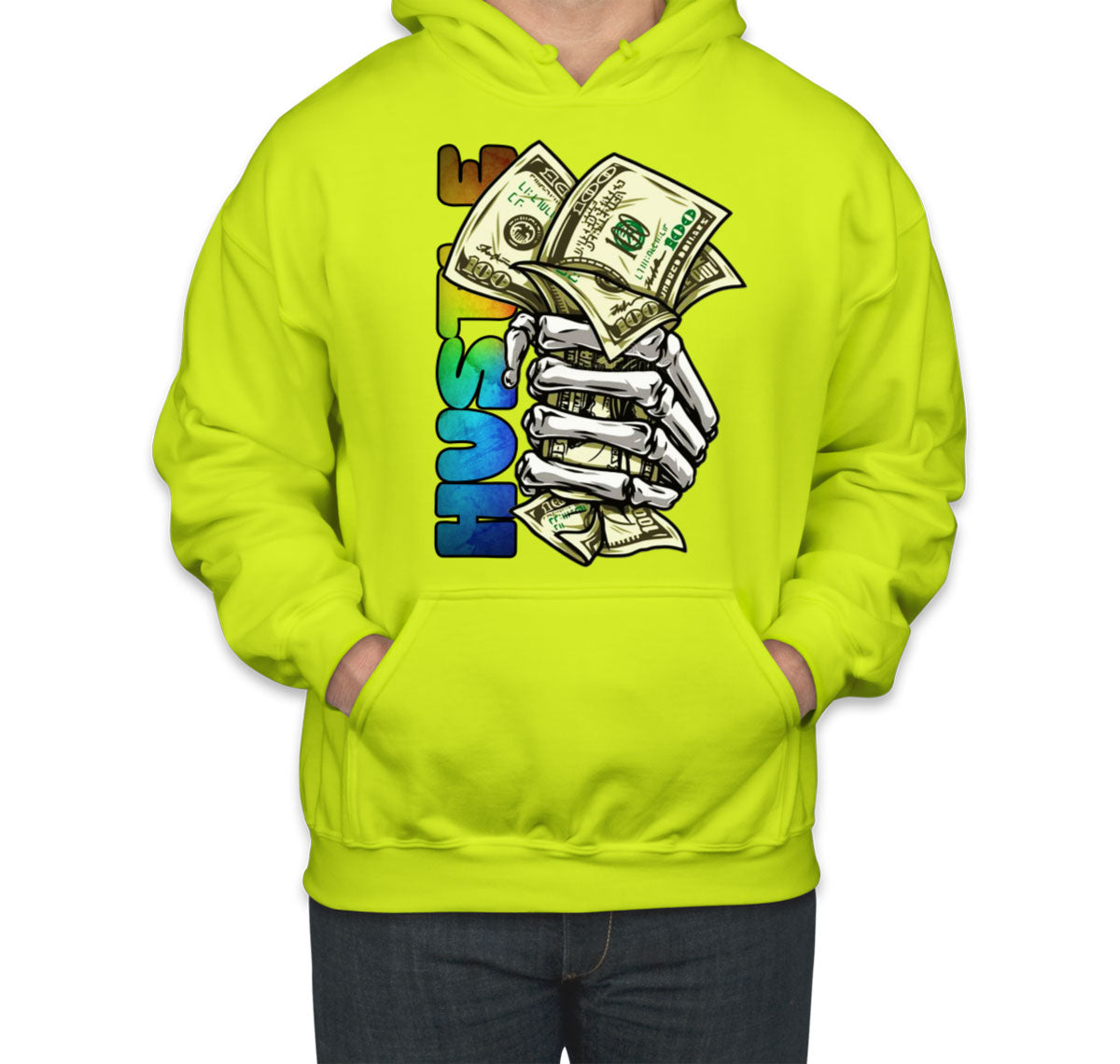 Hustle Hand Holding Money Unisex Hoodie