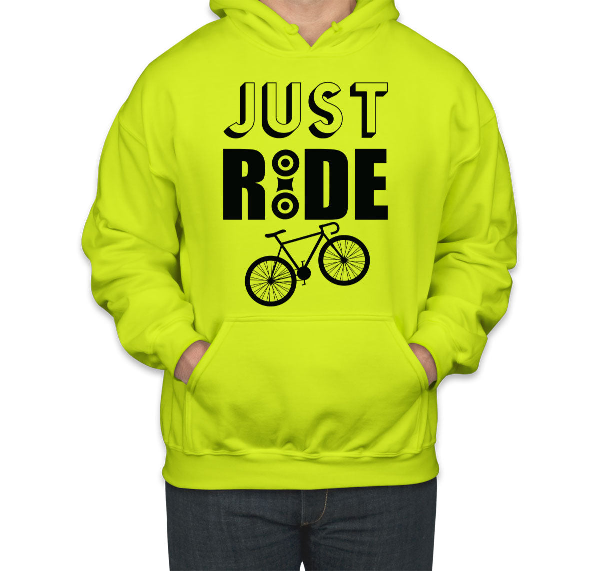 Just Ride Bicycle Cycling Unisex Hoodie