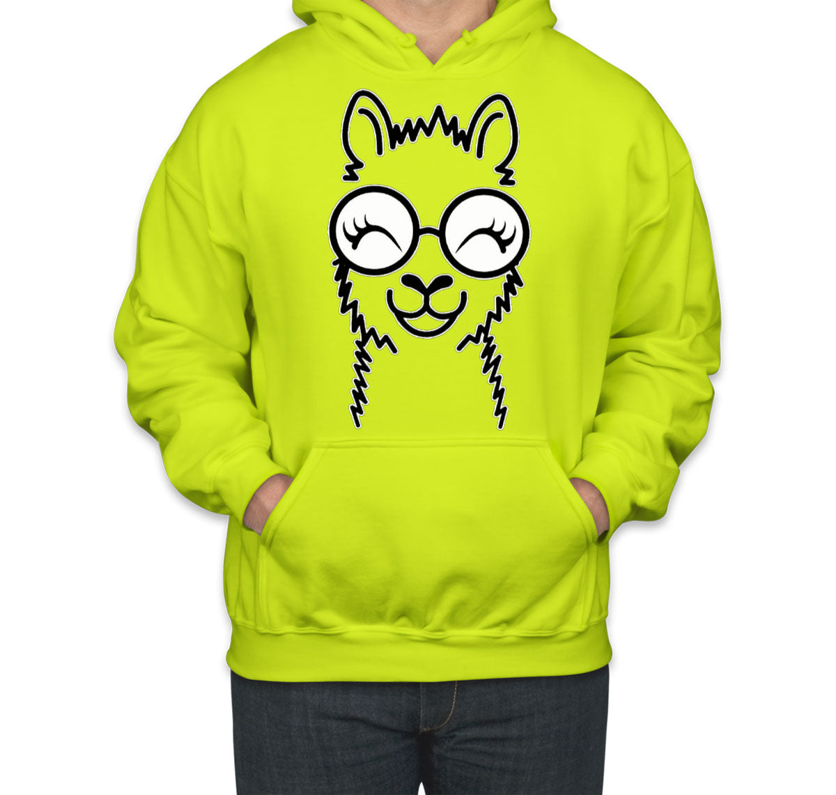 Llama Smile Unisex Hoodie