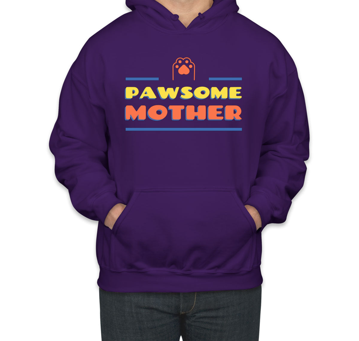 Pawsome Mother Dog Mom Unisex Hoodie
