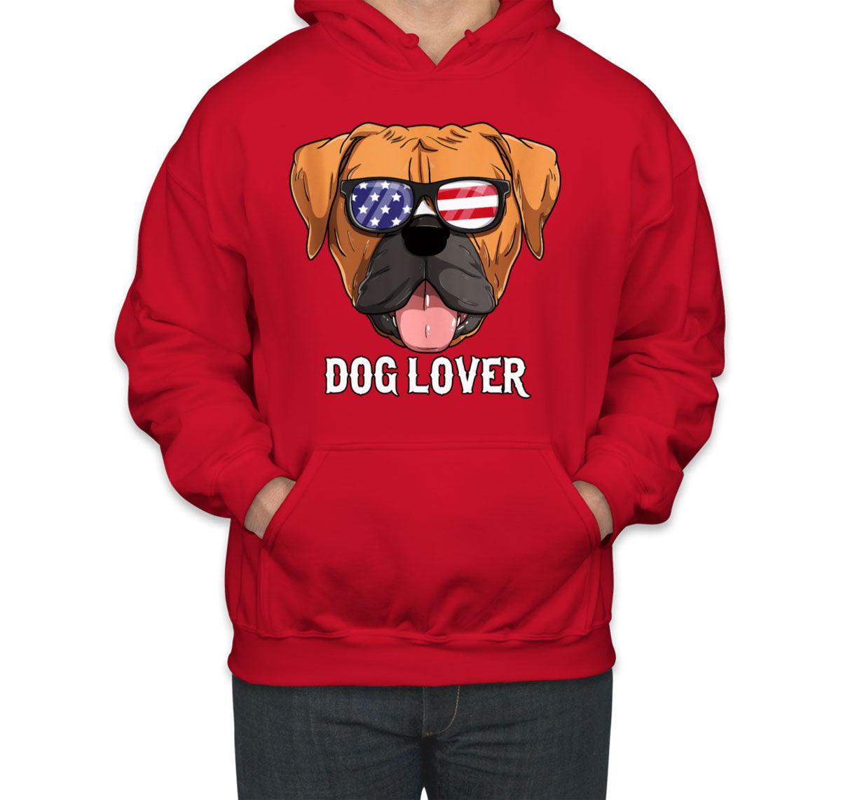 American Boxer Dog Lover Unisex Hoodie