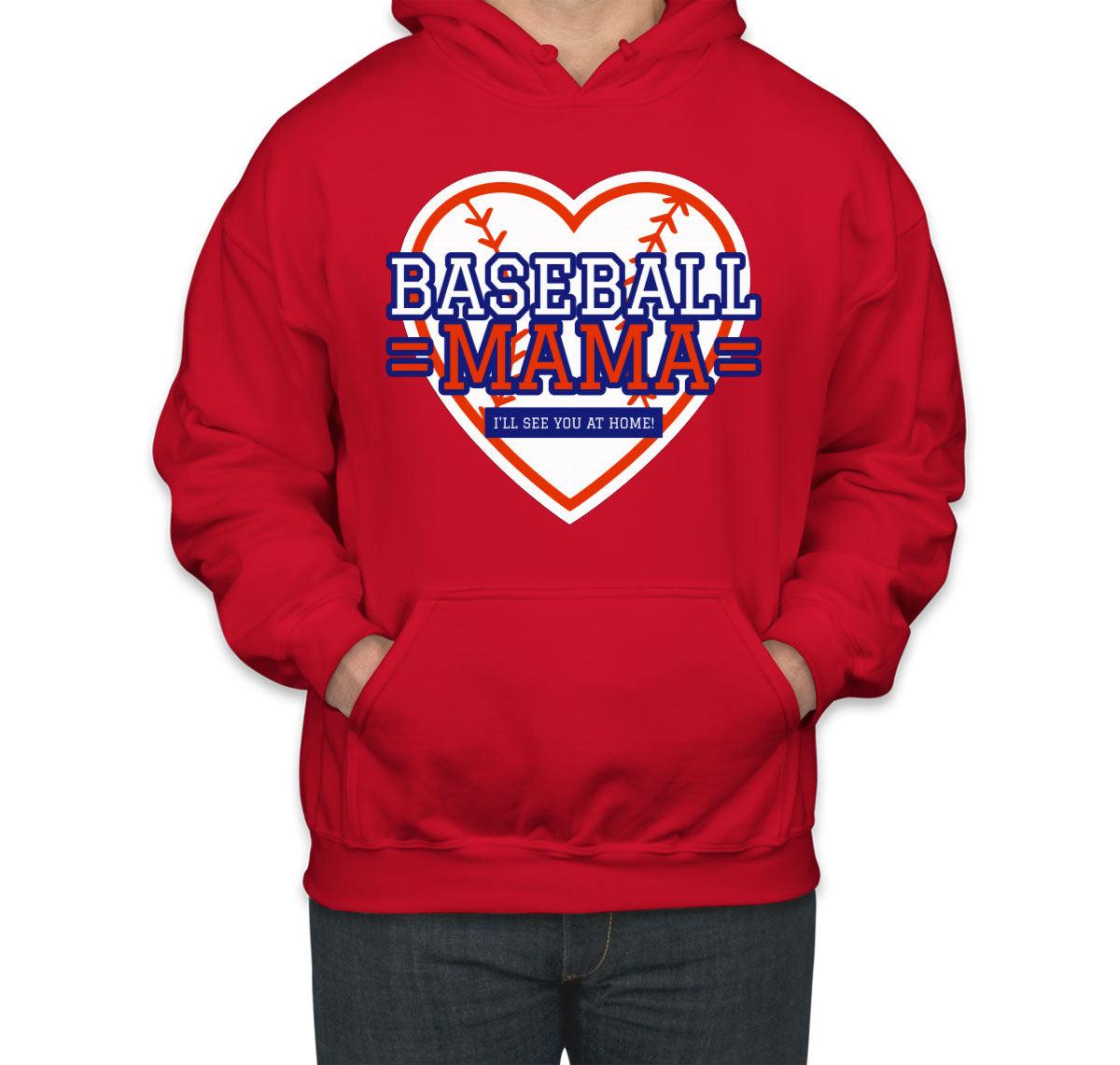 Baseball Mama Unisex Hoodie