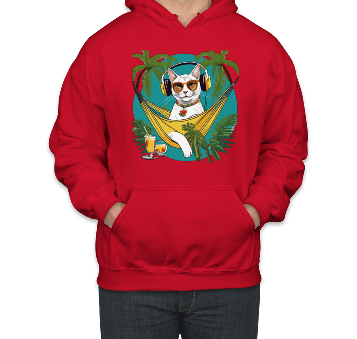 Cat On Vacation Unisex Hoodie