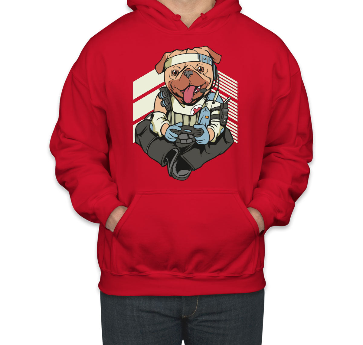Gamer Dog Unisex Hoodie