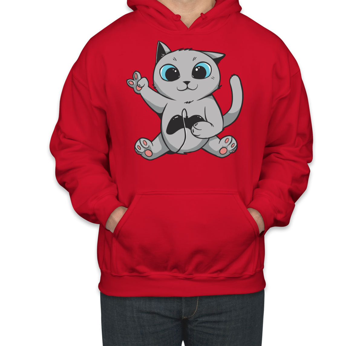 Gamer Cat Unisex Hoodie